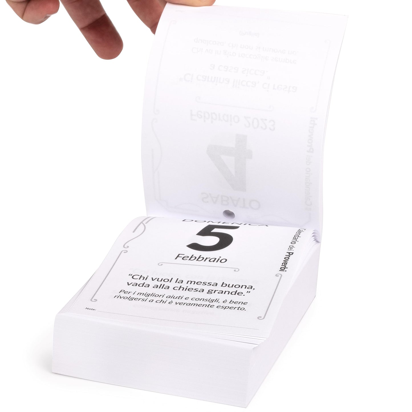 Calendario dei Proverbi 2026