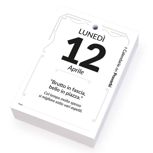 Calendario dei Proverbi 2026