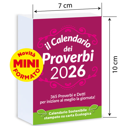 Calendario dei Proverbi Mini 2026